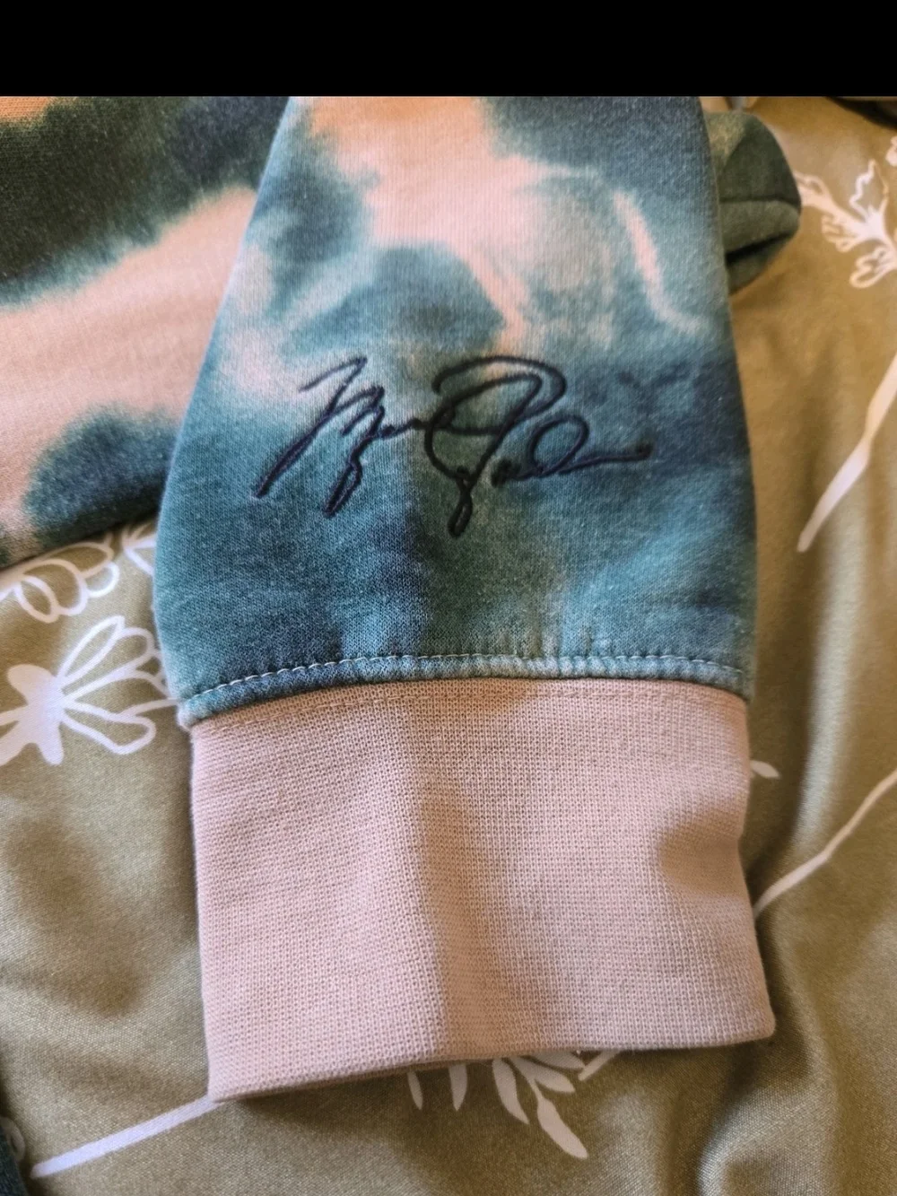Michael Jordan Kids Xl Smoke-dye Green Abyss Hoddie Sweatshirt